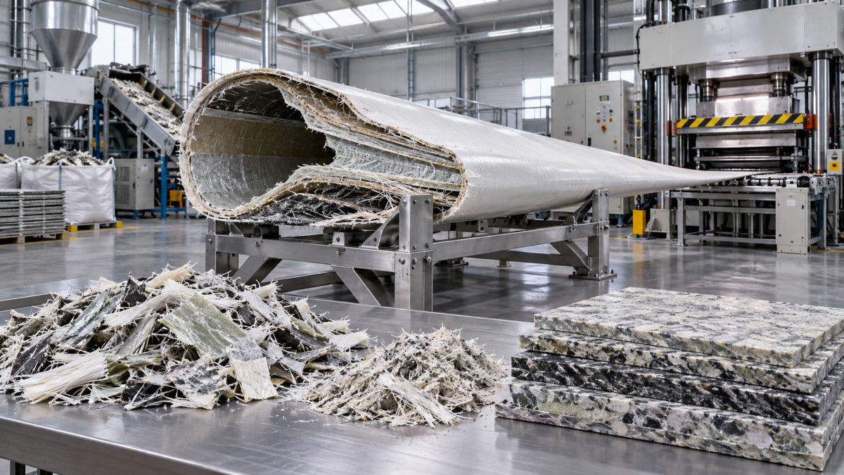 Are thermoplastic wind turbine composites easier to recycle?