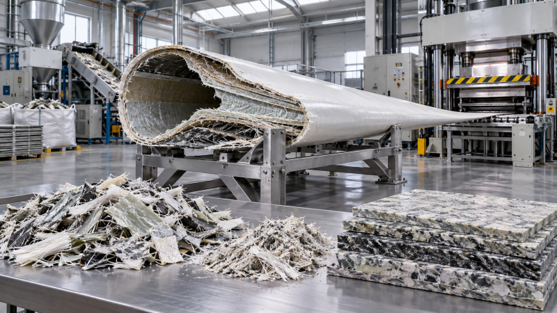Are thermoplastic wind turbine composites easier to recycle?