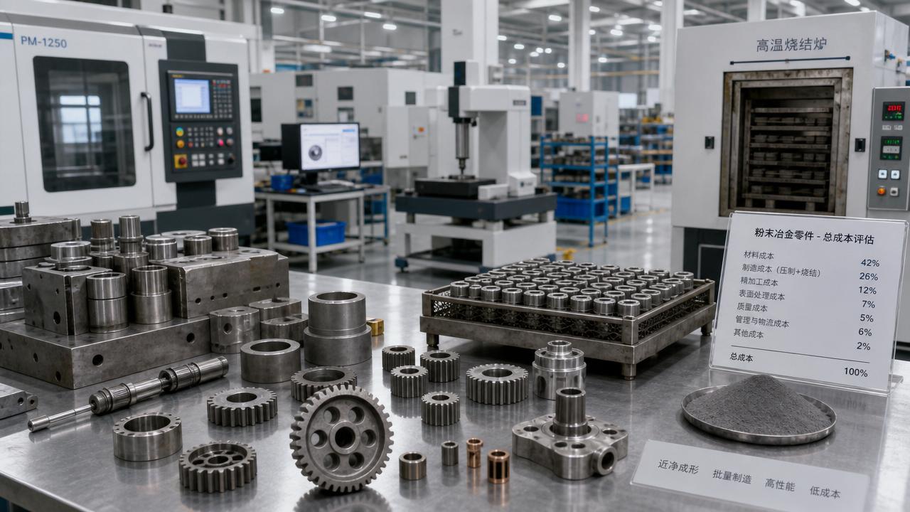 Why powder metallurgy parts cost less in volume but not always
