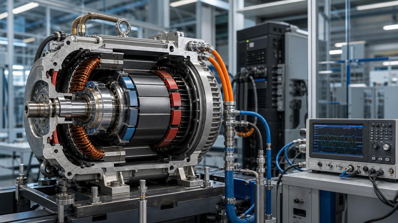 NdFeB magnets demagnetization problems in hot motor designs