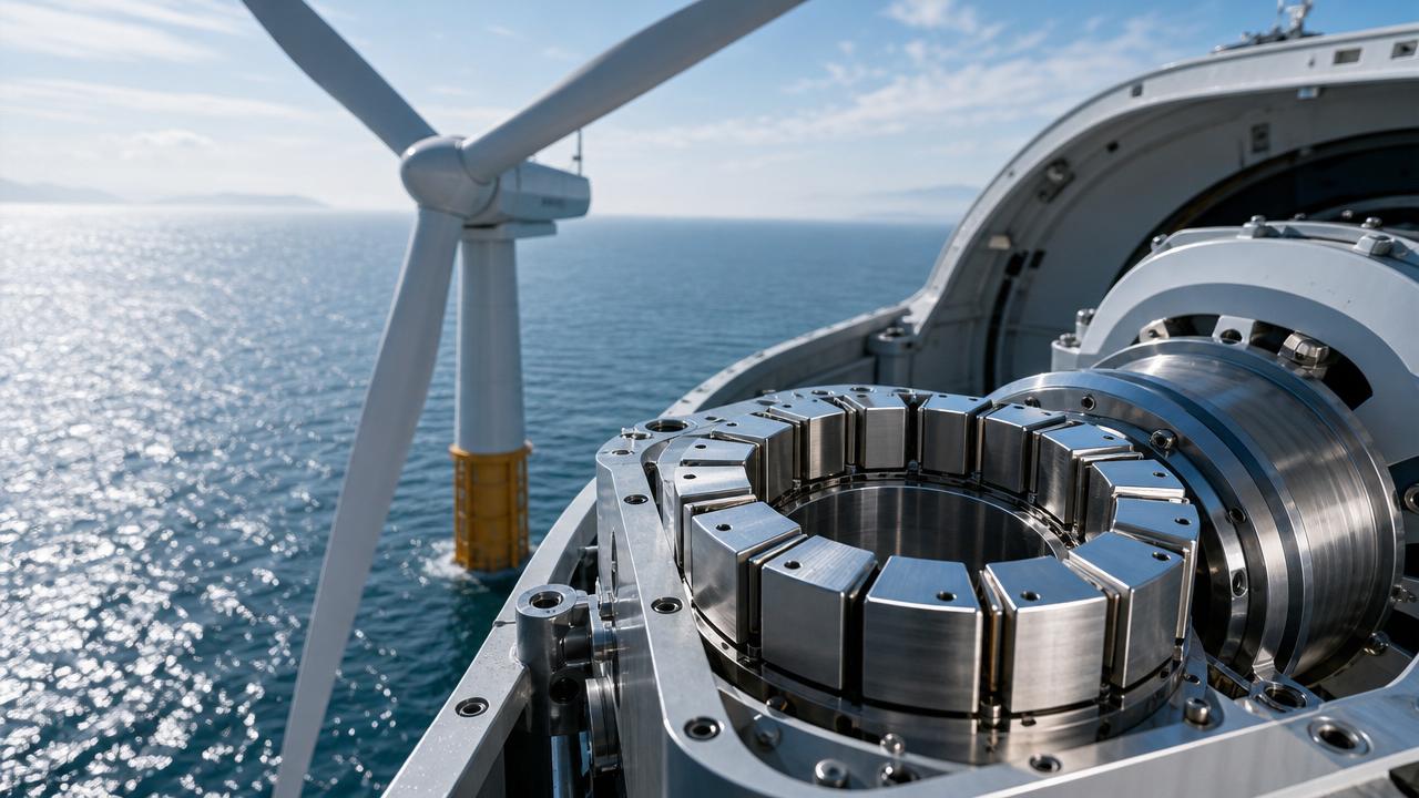 Wind turbine magnets face a different risk than EV magnets