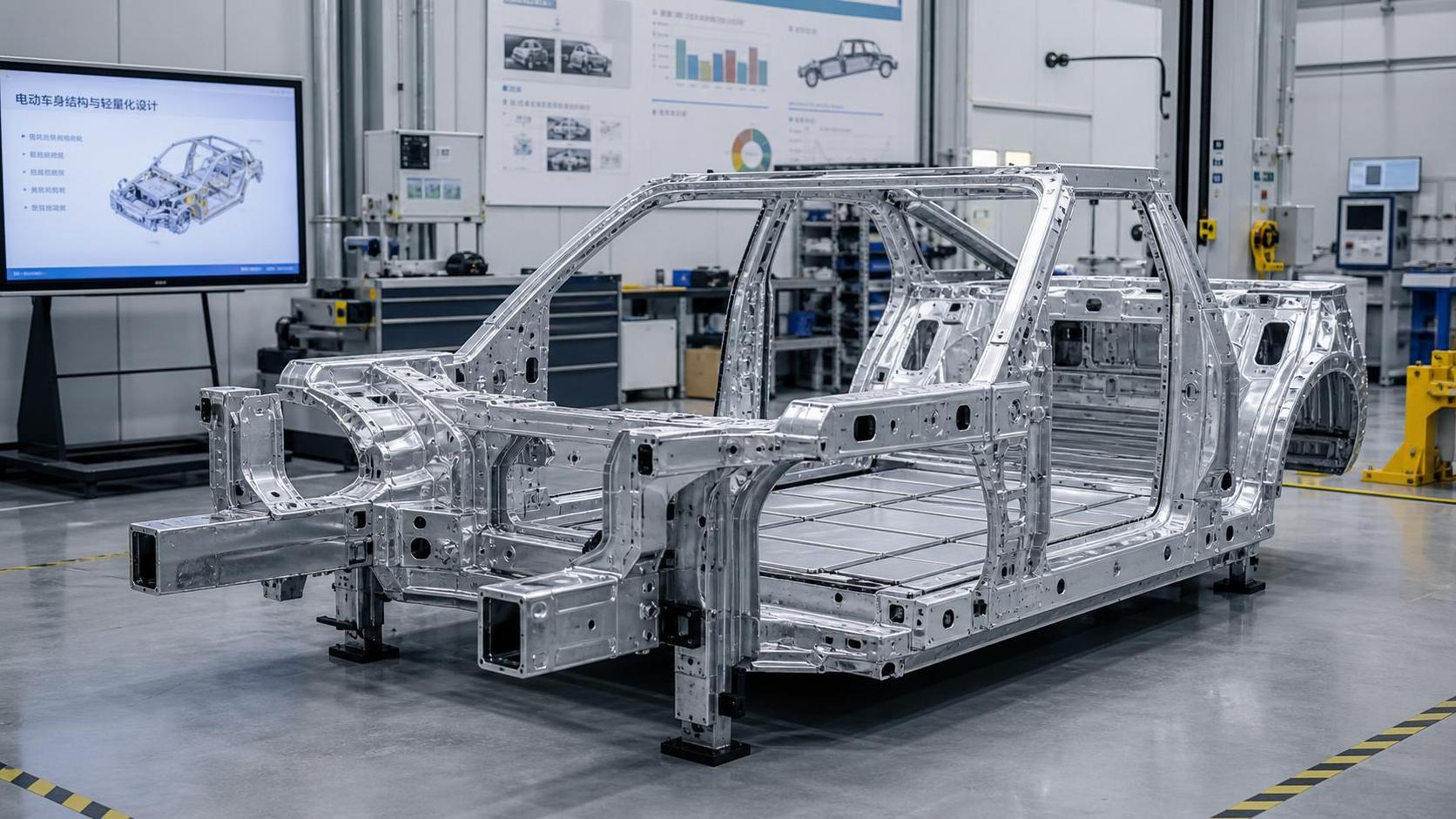 Crashworthy EV Lightweighting Structures: Design Trade-Offs for Safety and Mass Reduction