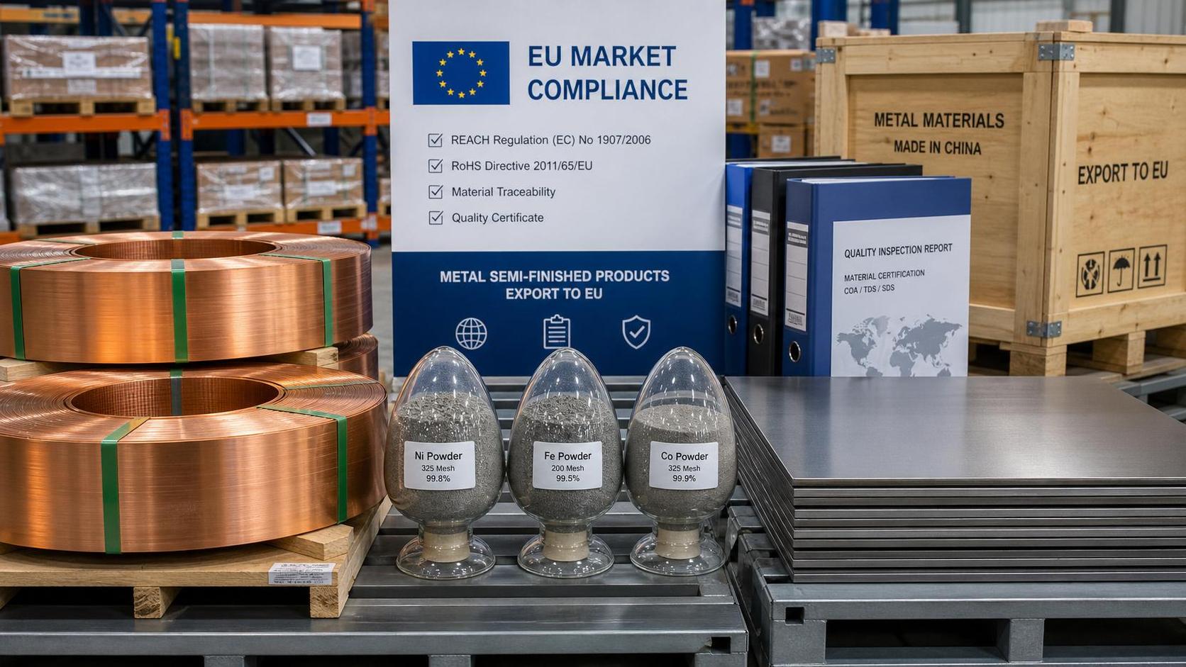 EU REACH Adds Import Notification Rule for Ni-Co-Cu Metal Semi-Finished Products