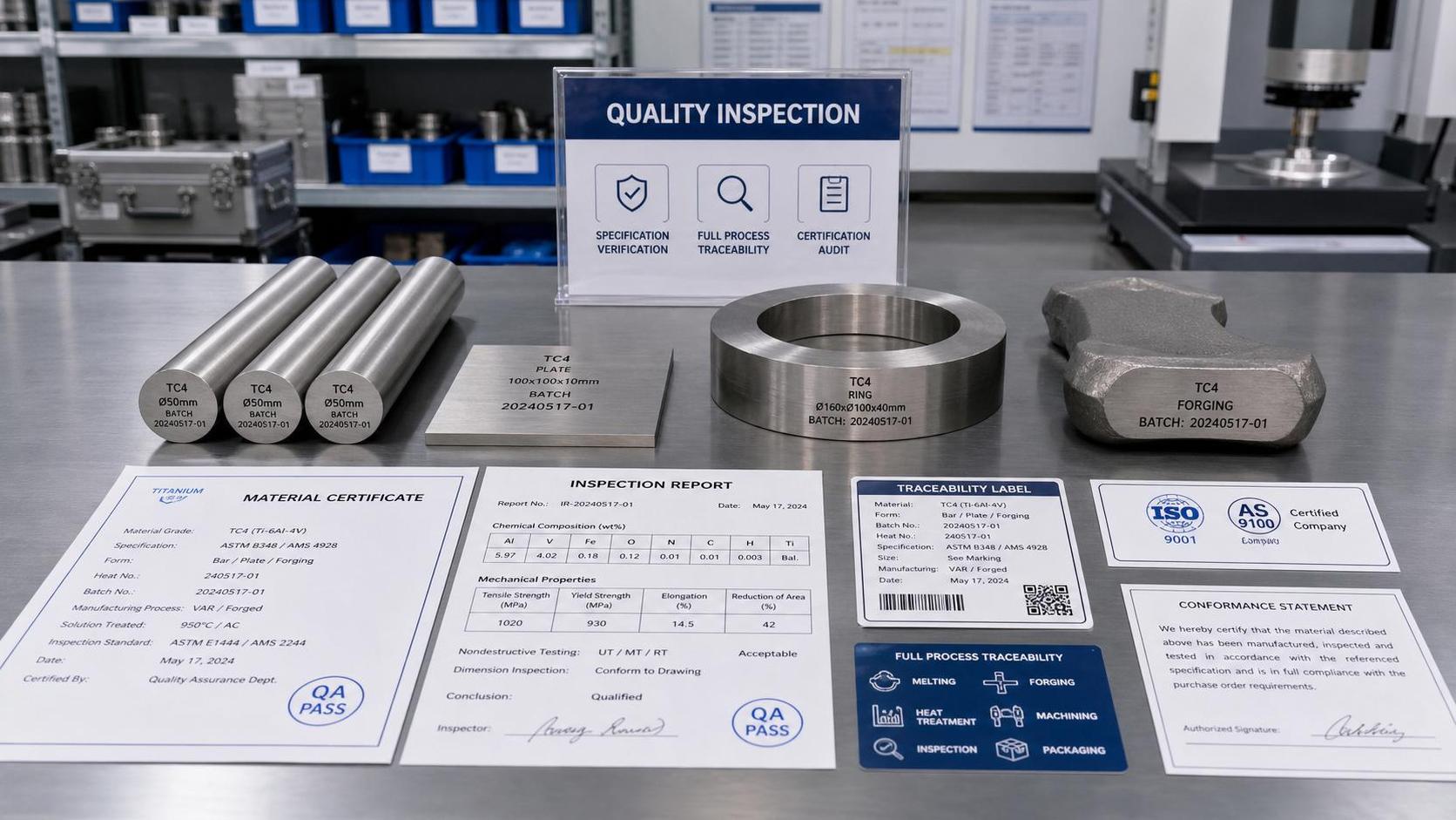 Defense Metallurgy Titanium Procurement: Specs, Traceability, and Certification Checks