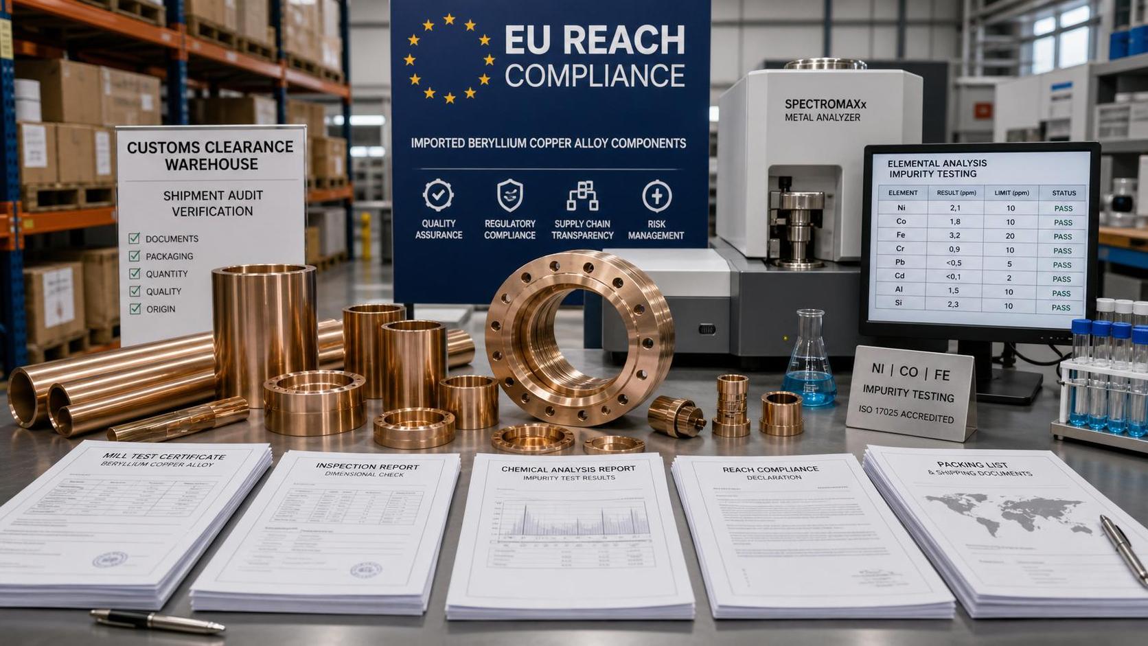 EU REACH Draft Adds BeCu Impurity Report Rule
