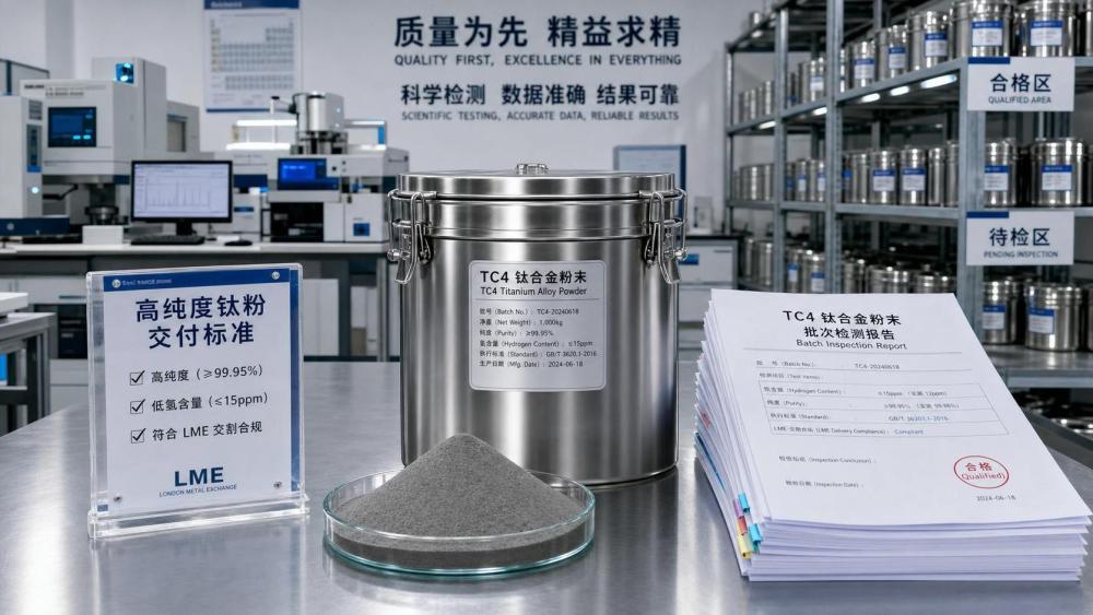 LME Tightens TC4 Powder Delivery Hydrogen Limit LME Tightens TC4 Powder Delivery Hydrogen Limit