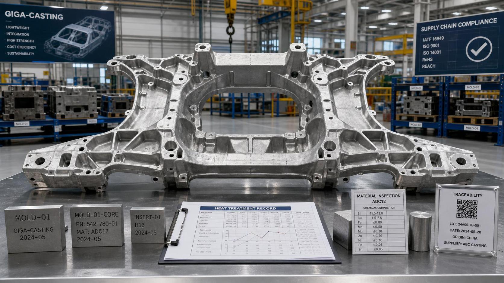 US Probe Targets Giga-Casting Parts Traceability