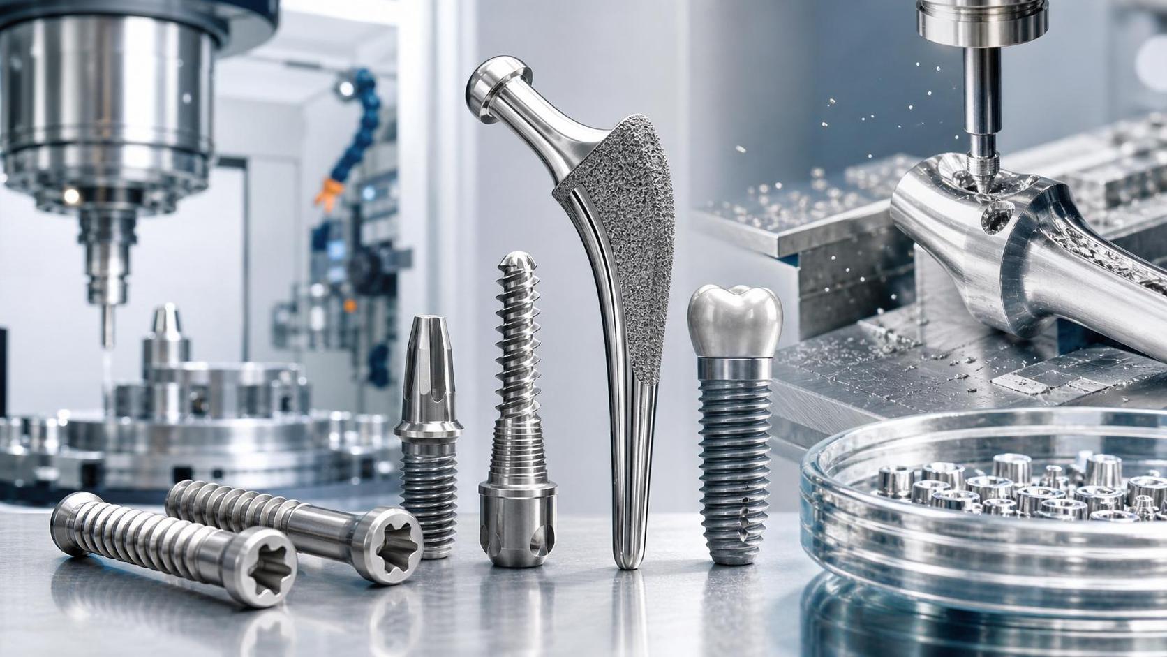 Titanium Alloys for Medical Implants: Grades, Biocompatibility, and Machining Trade-Offs