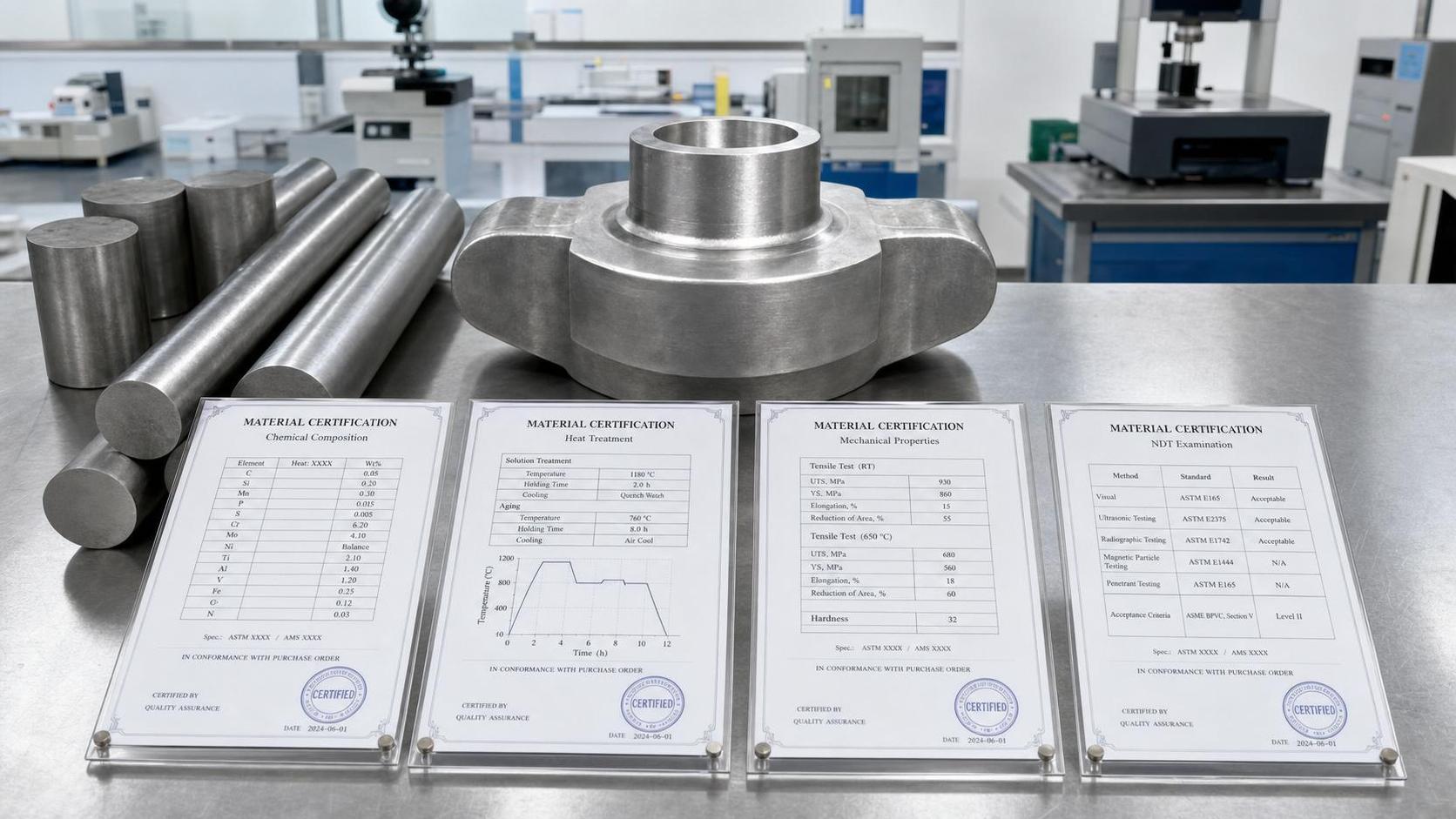 What Should Be Included in Alloy Certification Documents for Aerospace and Critical Parts?