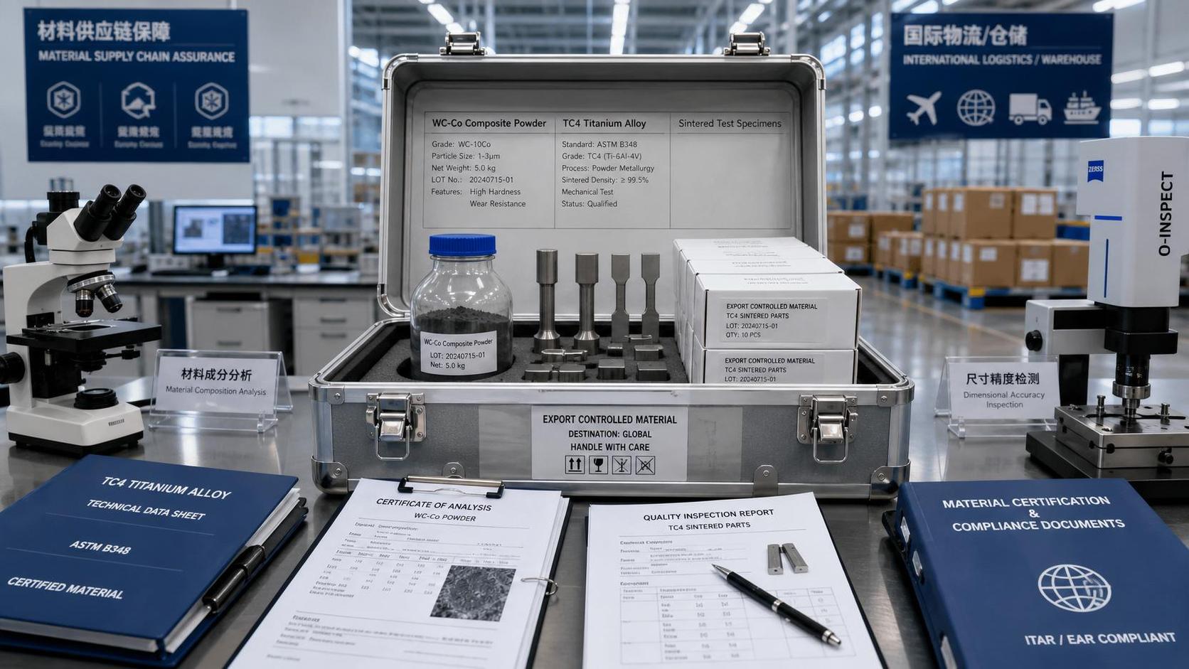 U.S. Export Controls Expand to WC-Co Powders for TC4 Sintering