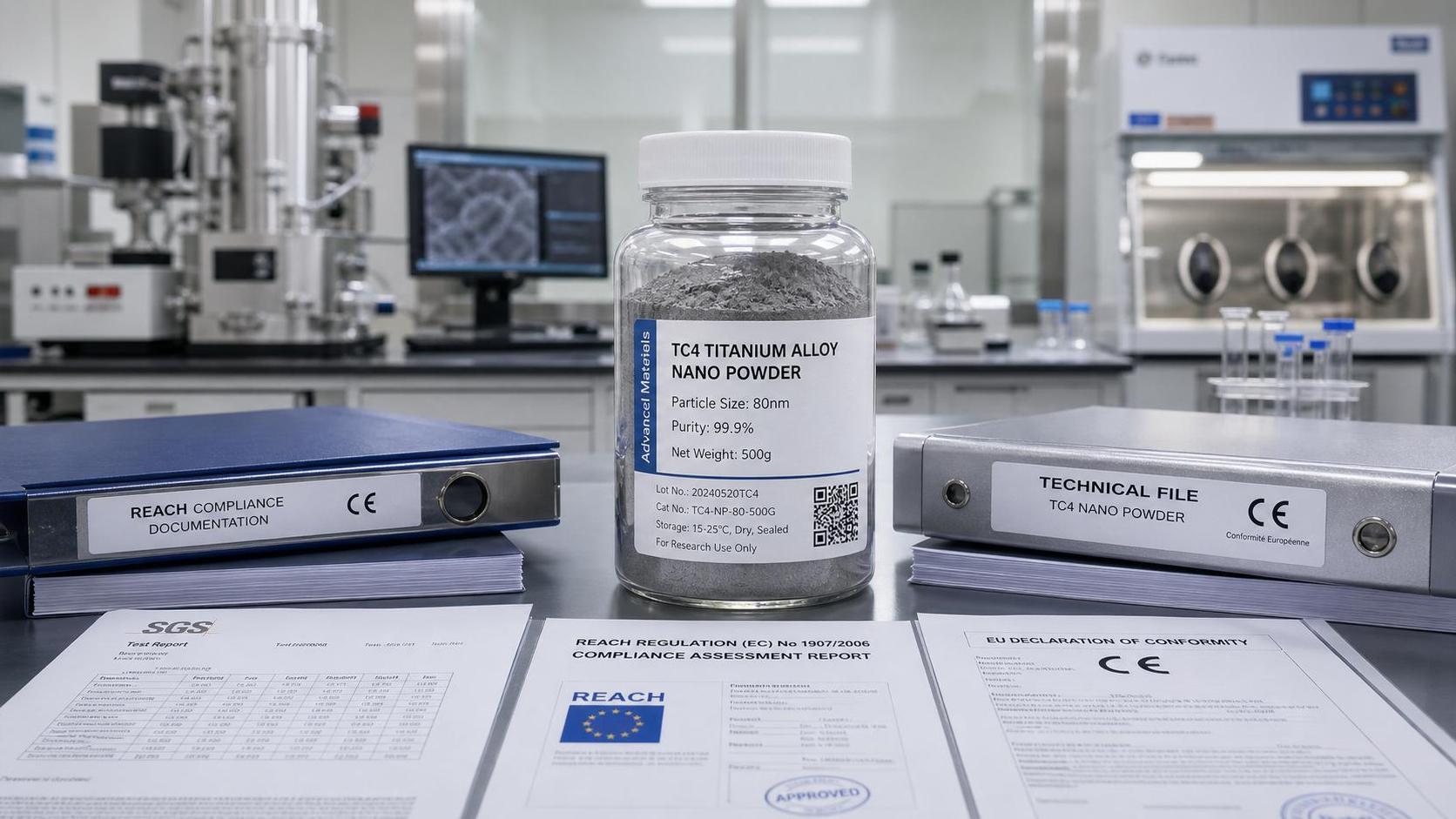 EU REACH Adds Nano-Form Notice Rule for TC4 Titanium Powder