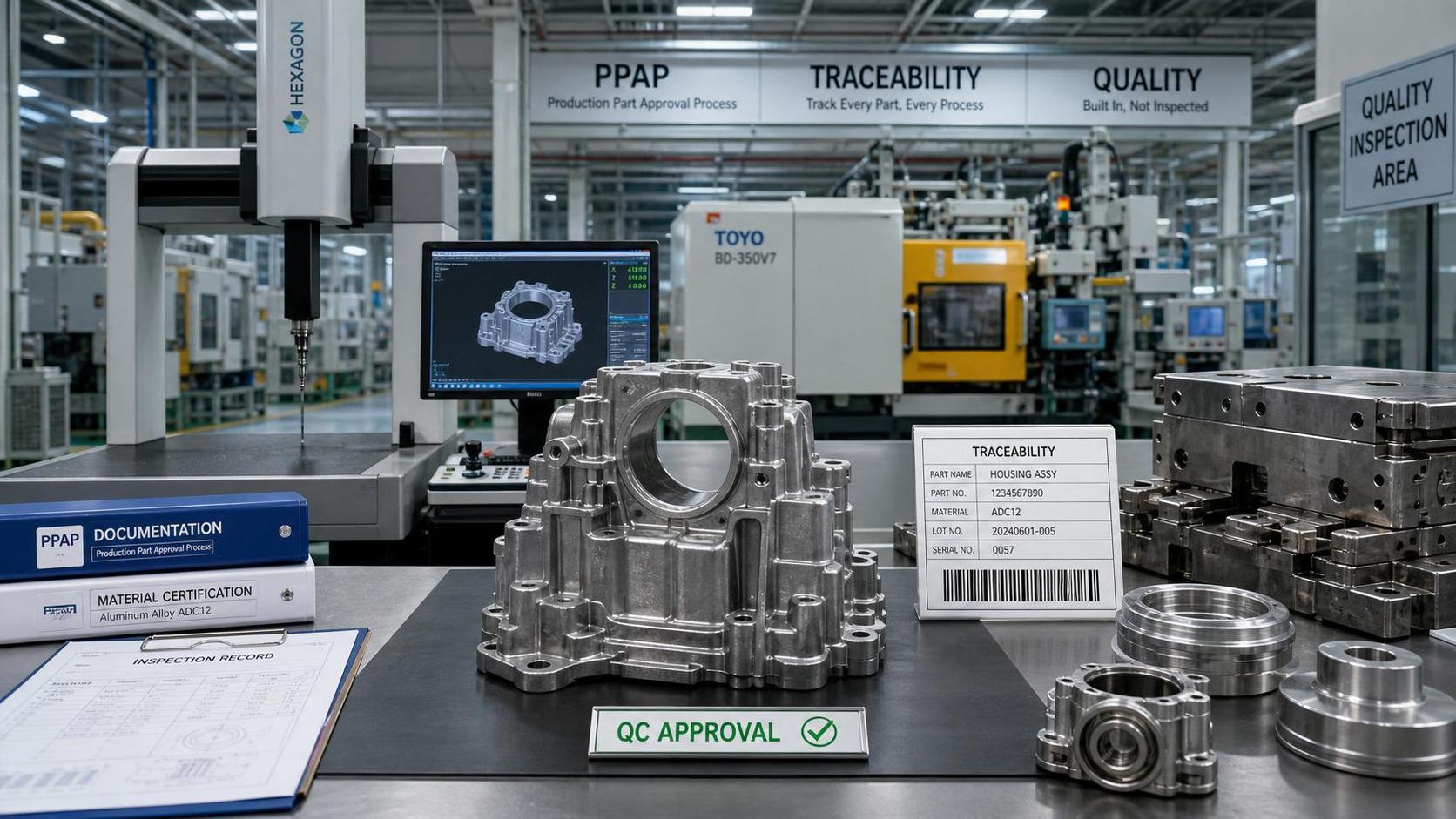 What a Cast Aluminum Manufacturer Should Provide for PPAP, Traceability, and QC Approval