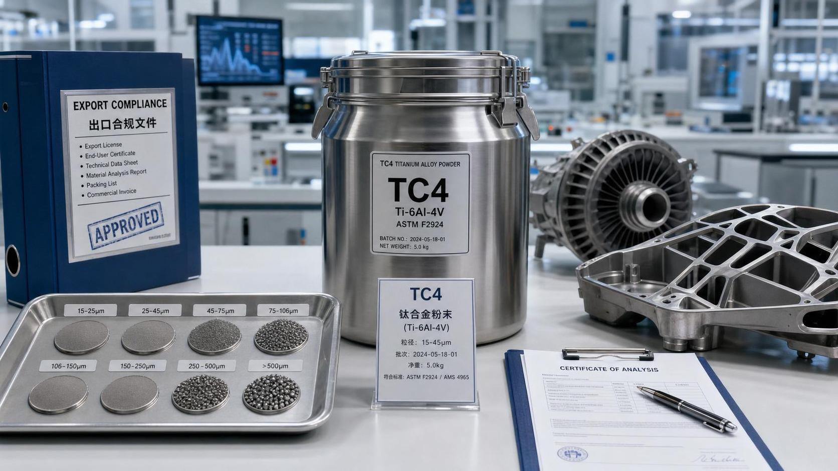 US Tightens TC4 Titanium Powder Export Rules to China