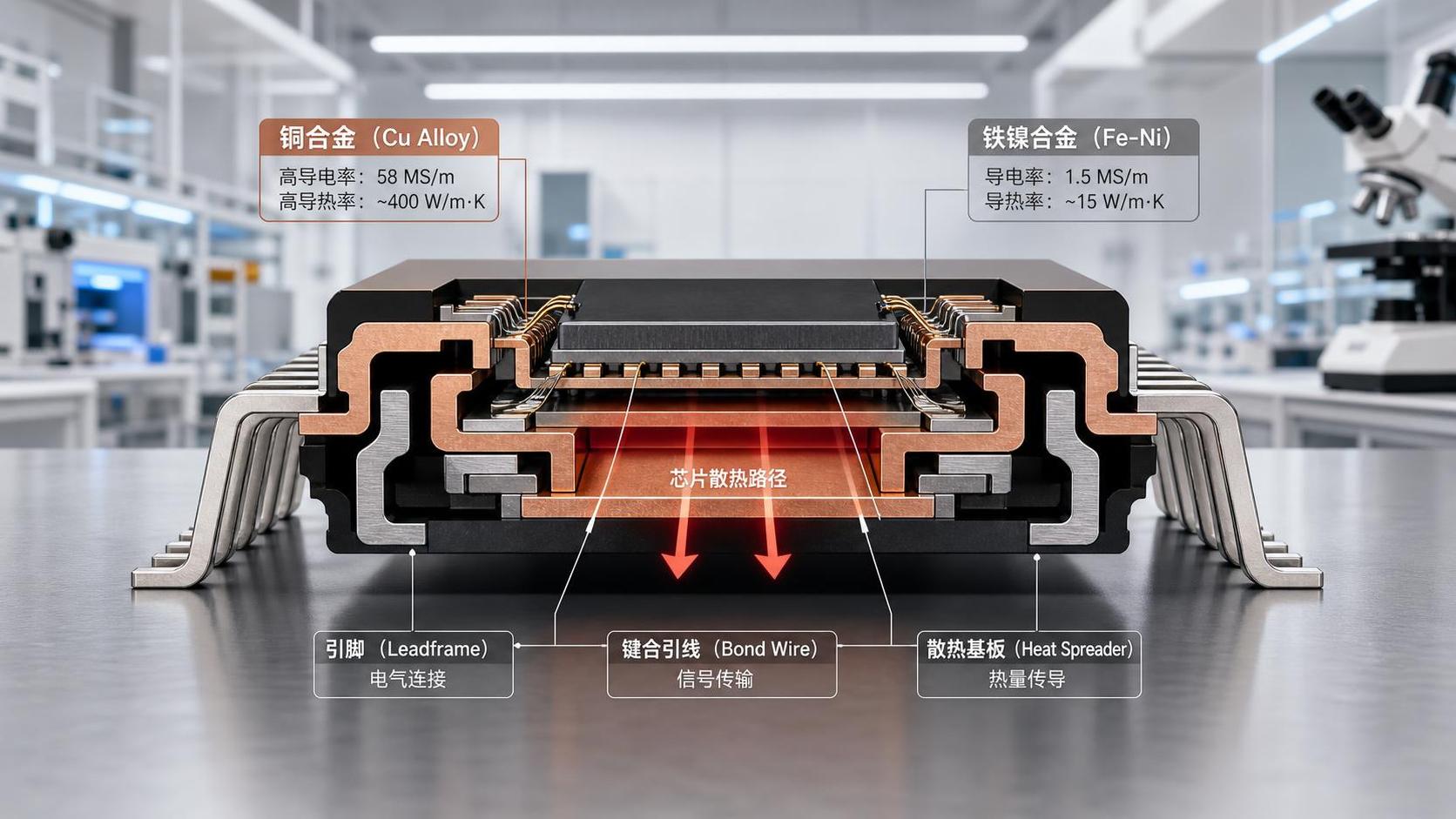 How Lead Frame Materials Conductivity Affects Heat Dissipation and Signal Reliability