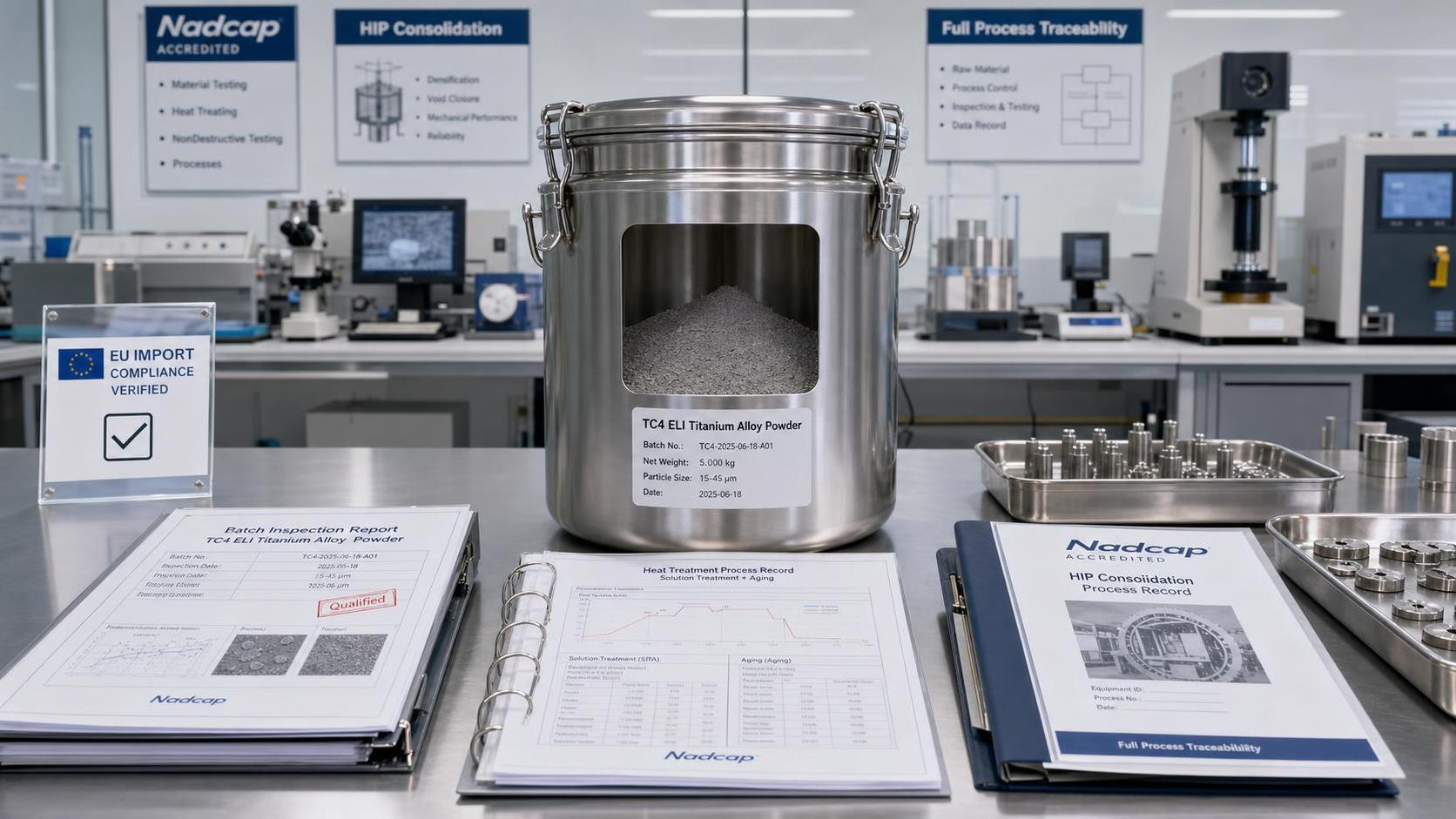 EU Rule Takes Effect on Nadcap Proof for TC4 Titanium Powder