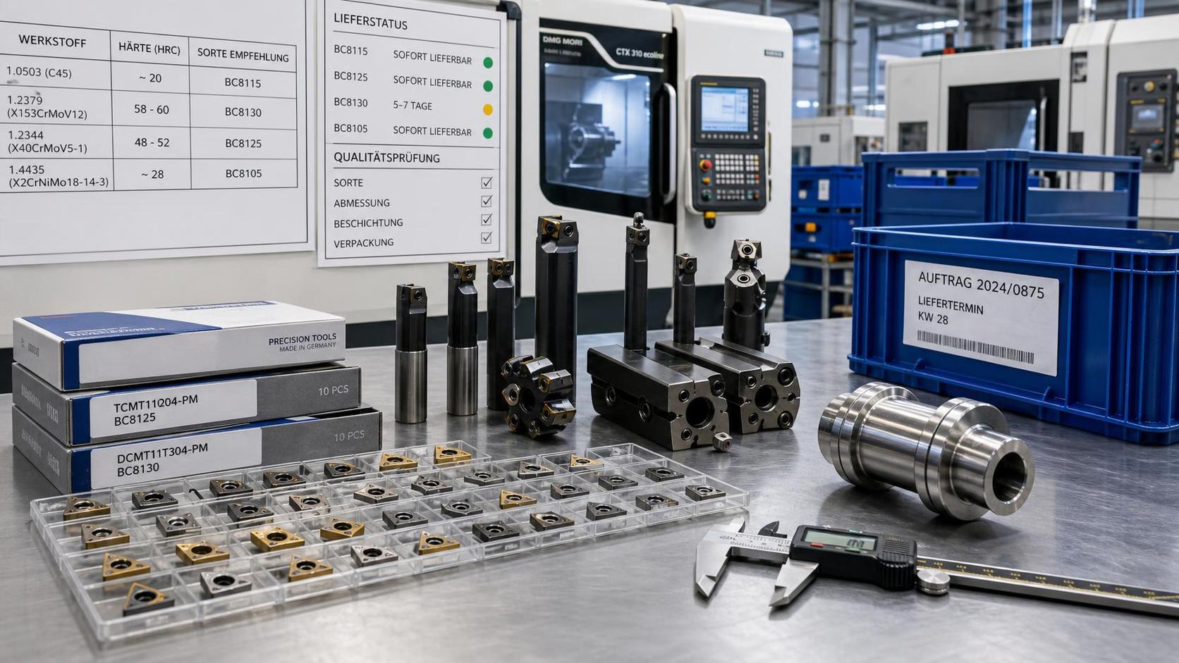 How to Evaluate Carbide Inserts in Germany by Grade, Lead Time, and Supply Risk