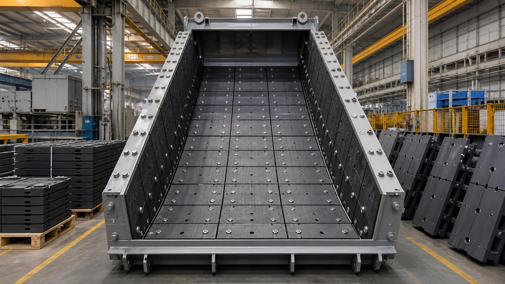 How can a wear resistant process plant reduce liner replacement delays?