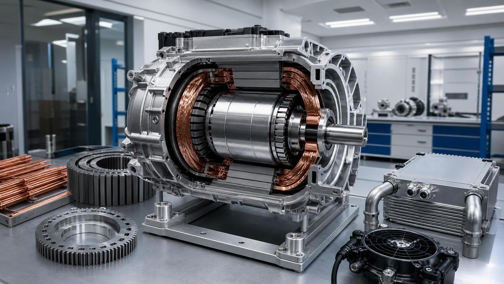 How Do Permanent and Electromagnets Differ in EV Motors?