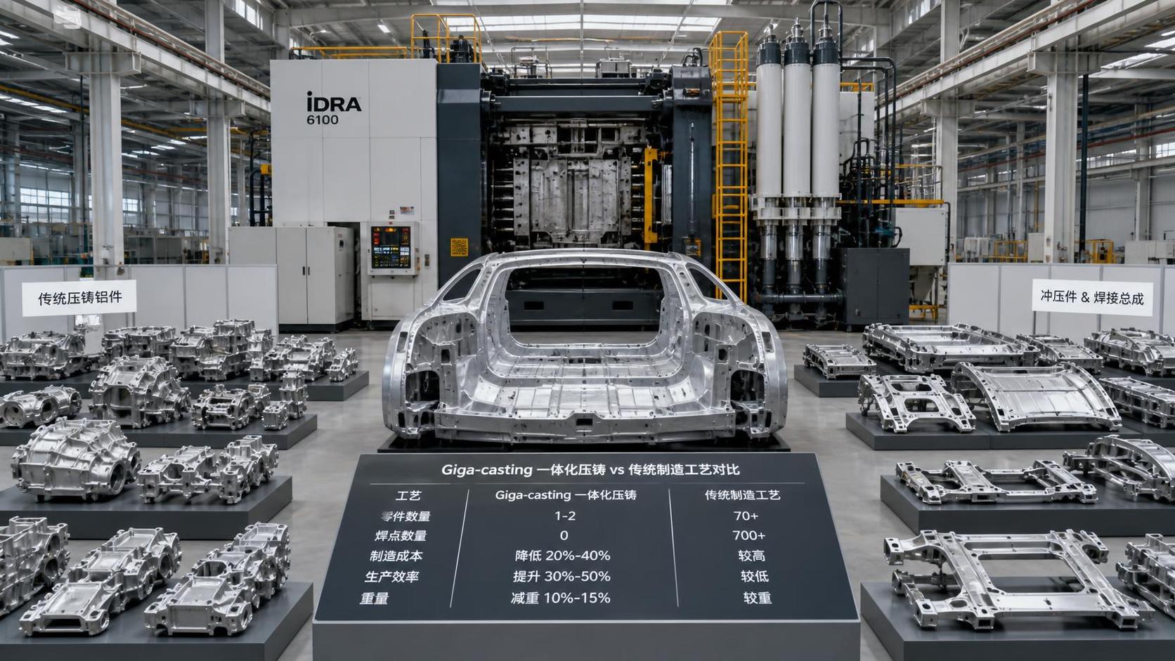 What Is the Cost Gap Between Giga-Casting and Conventional EV Casting?