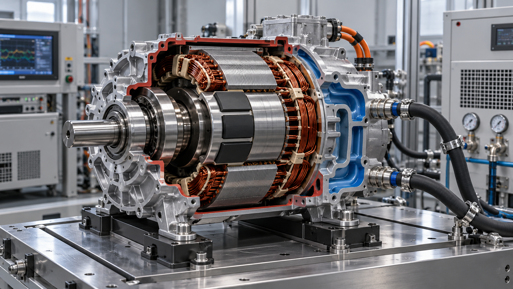 Permanent Magnet Motors for EVs: Evaluating Efficiency and Thermal Limits