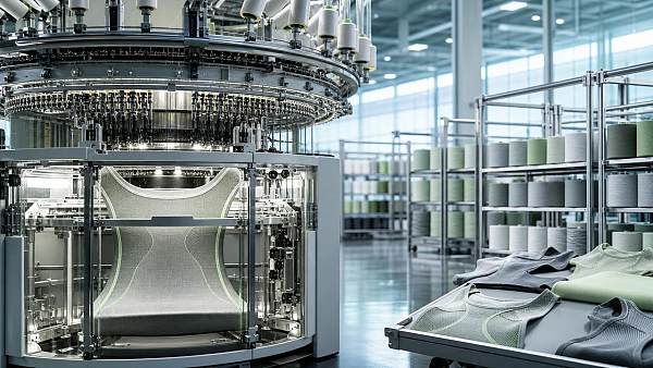 How seamless knitting machinery reduces waste in production