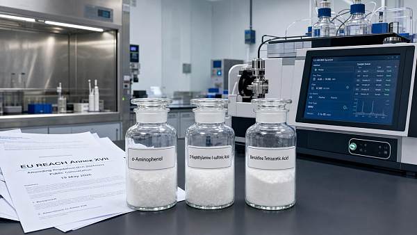 EU REACH Adds 3 Azo Dye Intermediates to Restriction List
