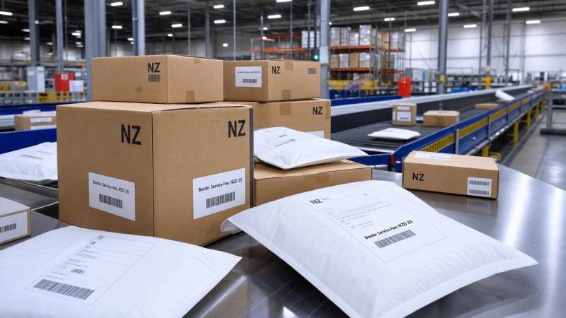 NZ Introduces New Border Service Fee on Low-Value Parcels