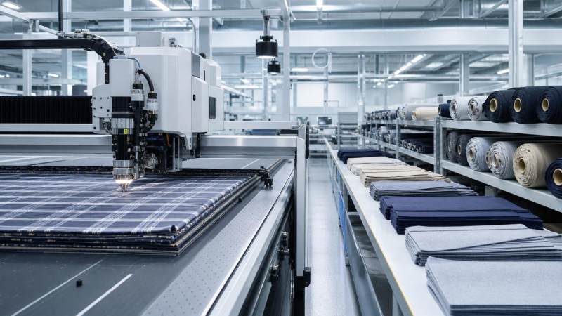 Automated cutting lines reduce rework before sewing