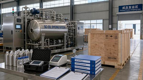 June Export Checks Target CO₂ Dyeing Machines