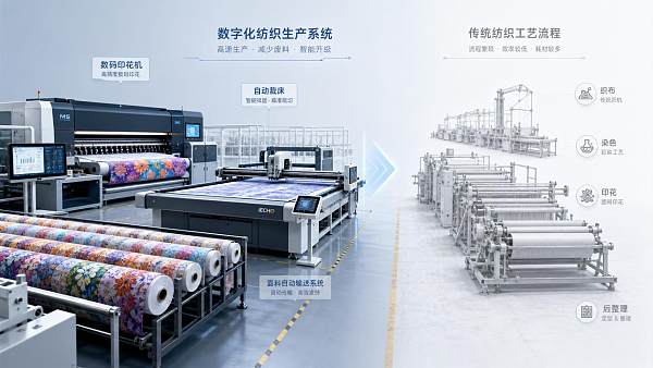 Digital Textile Production vs Conventional Workflow: Where Speed and Waste Really Change
