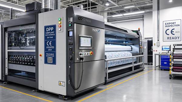 EU Requires DPP Interfaces in Textile Machinery From June