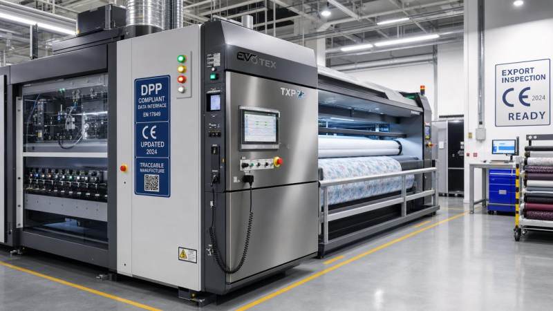 EU Requires DPP Interfaces in Textile Machinery From June