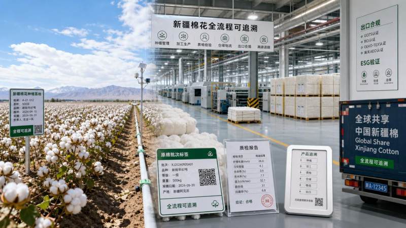 Xinjiang Cotton Builds Full Traceability to Greige Fabric