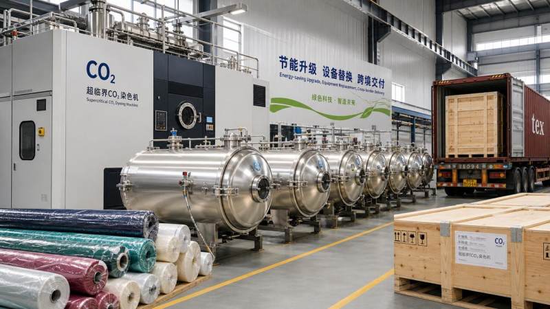 China’s Q2 EU Shipments of Supercritical CO₂ Dyeing Equipment Jump 63%