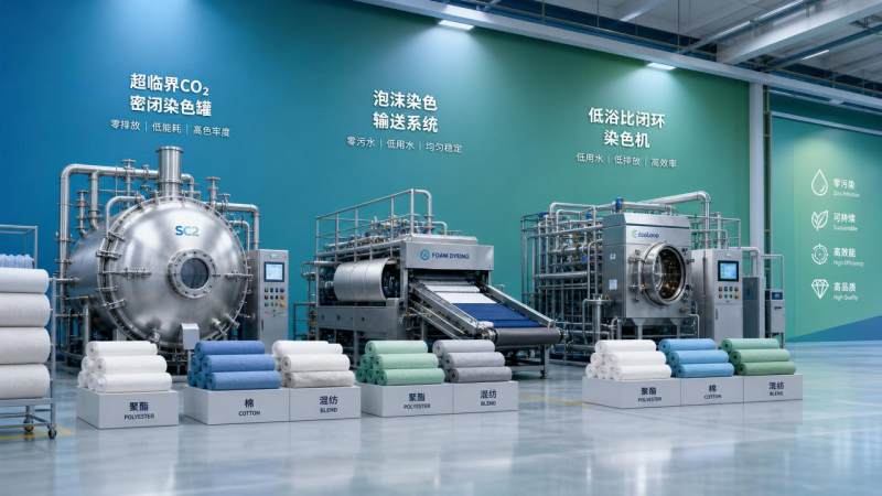 Zero-Pollution Dyeing Technologies Compared: Water Use, Energy Demand, and Fabric Limits