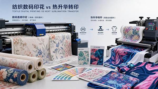 Digital Textile Printing vs Dye-Sublimation Transfer: Which Fits Your Product Mix? Digital Textile Printing vs Dye-Sublimation Transfer: Which Fits Your Product Mix?
