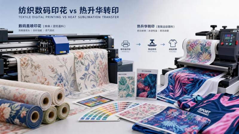 Digital Textile Printing vs Dye-Sublimation Transfer: Which Fits Your Product Mix?