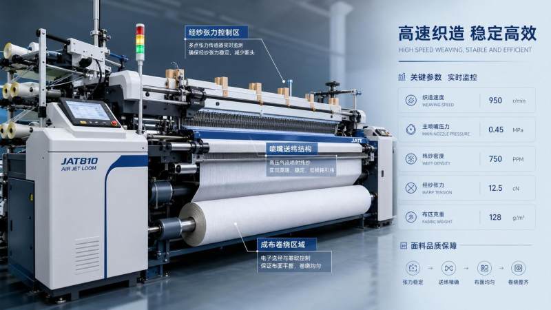High-Speed Weaving Technology: Key Parameters That Affect Fabric Output and Defects