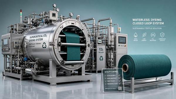 Waterless Supercritical CO2 Textile Dyeing Explained: Process Limits, Fiber Fit, and Output Quality