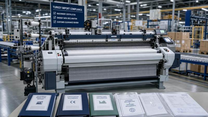 Turkey Adds Energy Filing for HS 8447.20.90 Loom Imports