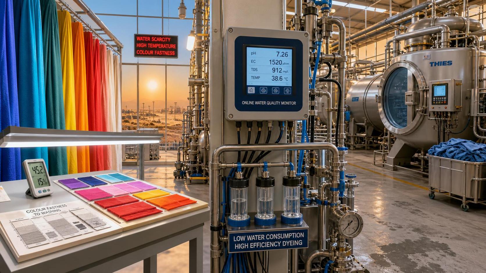 Fabric Coloration in the Middle East: Climate, Water, and Shade Challenges Manufacturers Face