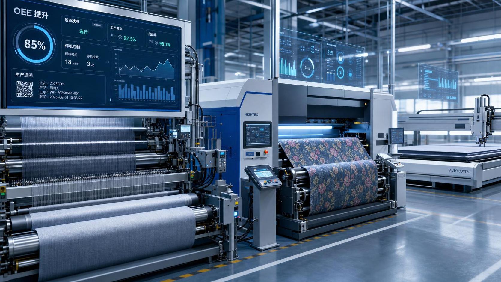How Textile Machinery Connectivity IoT Improves OEE, Traceability, and Downtime Control
