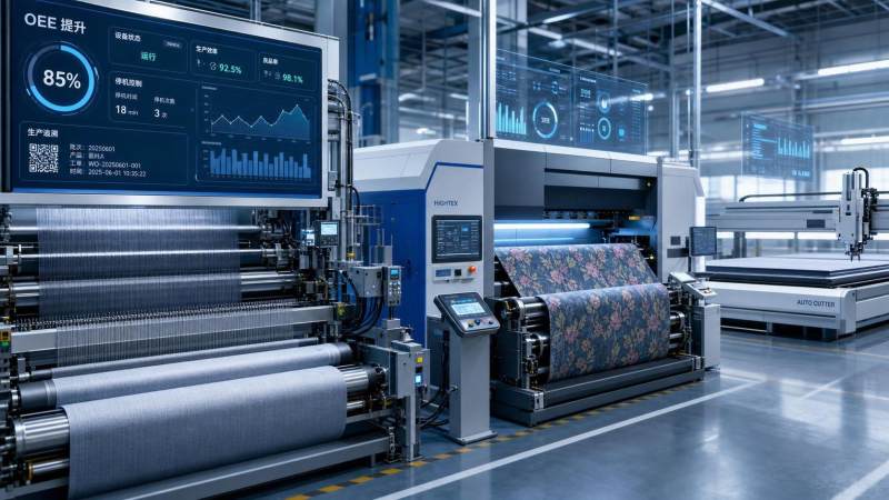 How Textile Machinery Connectivity IoT Improves OEE, Traceability, and Downtime Control