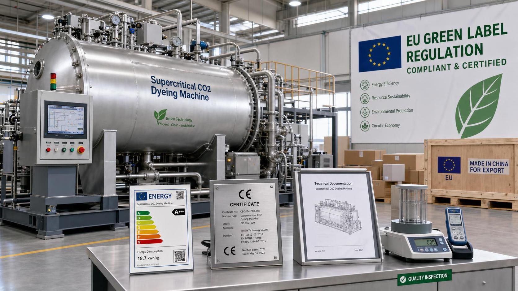 EU Rule Takes Effect on Green Labels for Supercritical CO2 Dyeing Equipment