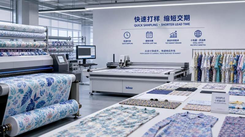How Small Lot Textile Production for Sampling Helps Brands Cut Lead Time and Test Demand