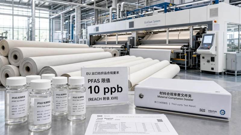 EU Sets 10 ppb PFAS Cap for Coated Textiles