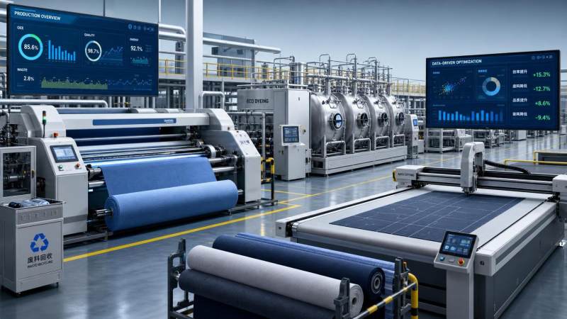 How Textile Manufacturing Intelligence Analytics Helps Mills Cut Waste and Improve OEE