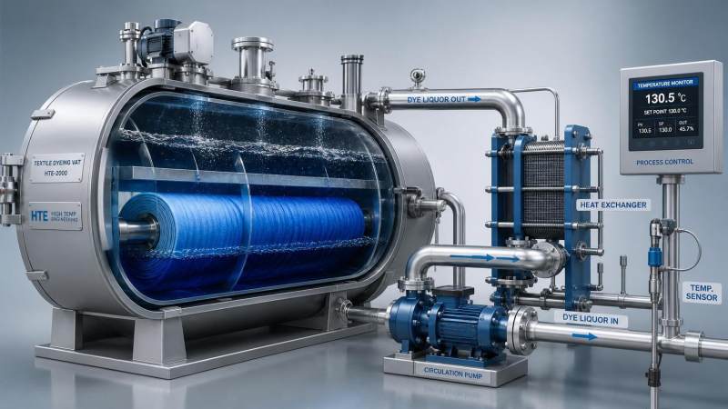 How Dyeing Vat Thermodynamics Affects Heat Use, Shade Consistency, and Process Control