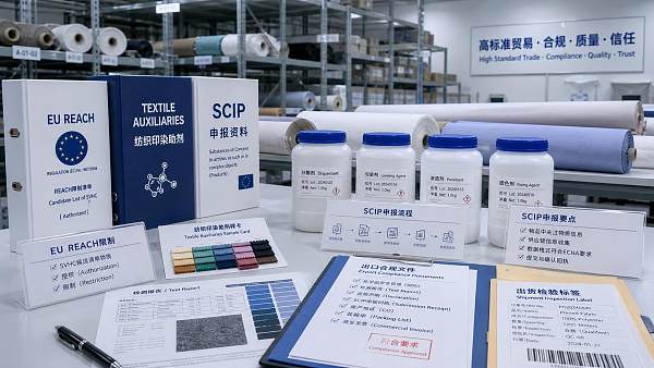 EU REACH Adds 12 Textile Auxiliaries to Restriction List EU REACH Adds 12 Textile Auxiliaries to Restriction List