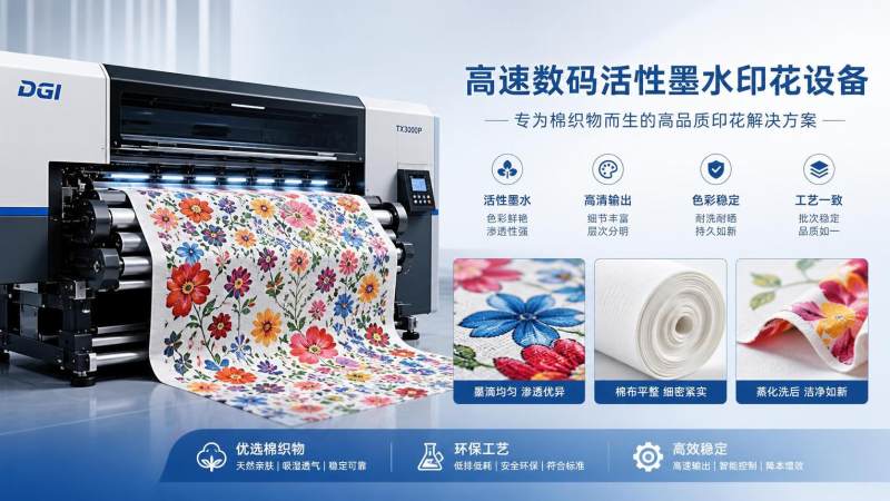 Reactive Ink Printing for Cotton: Process Requirements and Fabric Suitability